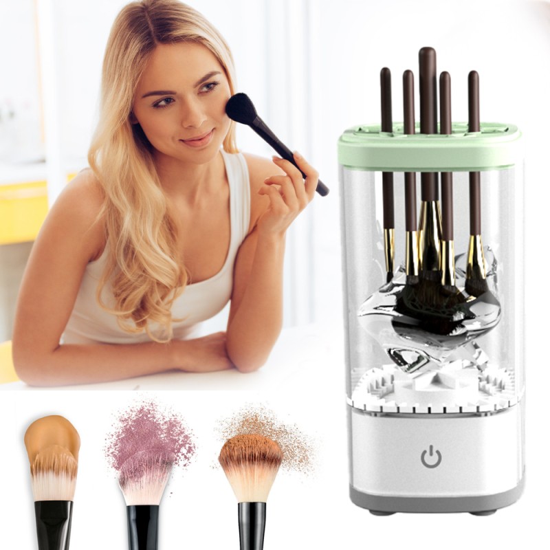Makeup Brush Cleaner - 7000RPM Spinner Device