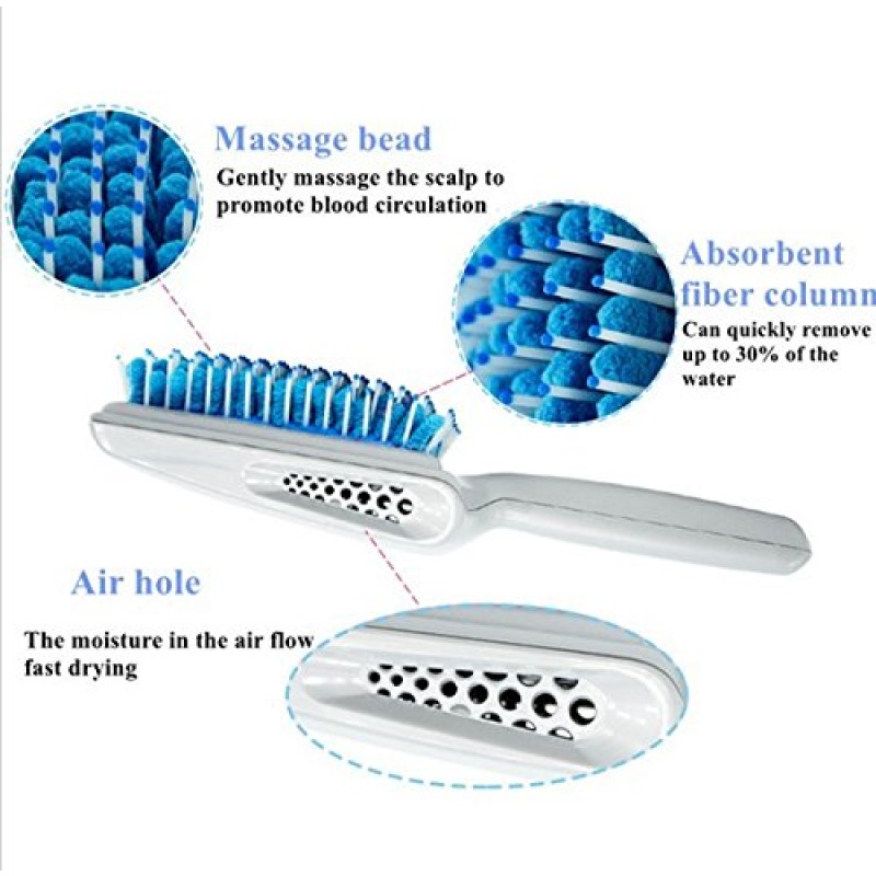 Microfiber Hair Brush - Quick Absorbent Dry Comb Supplier