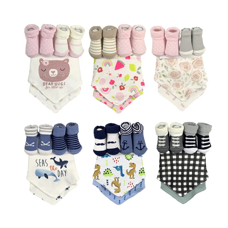 Unisex Bib Set - 6pc Sock Combo Supplier