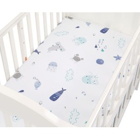 Crib Sheets - Cotton Fitted Bedding