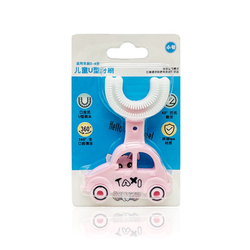 U-Shaped Toothbrush - Car Design for Kids