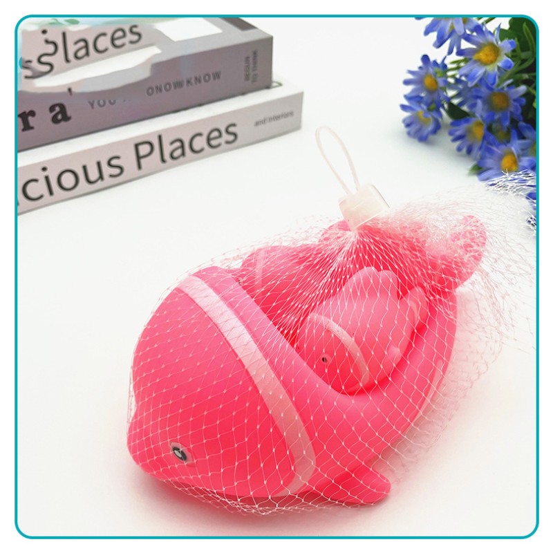 Whale Bath Toy - Colorful LED Float