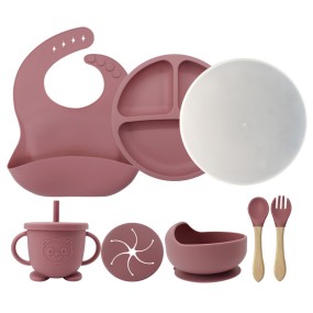 Silicone Feeding Set - 6pc BPA Free Factory
