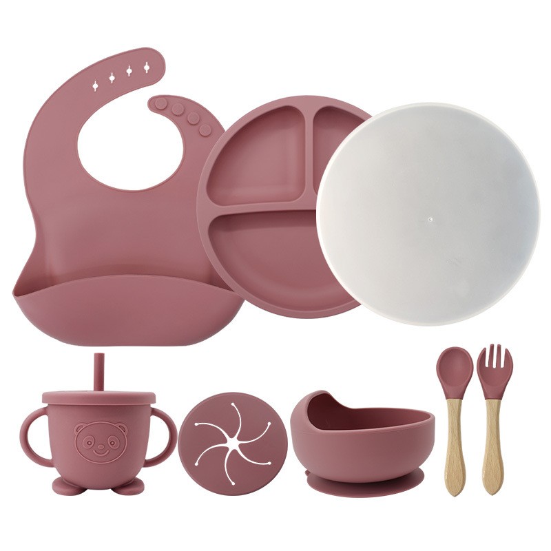 Silicone Feeding Set - 6pc BPA Free Factory