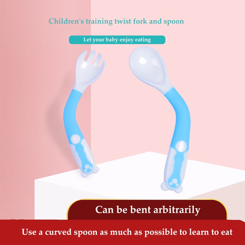 Baby Spoon Set - Bendable Training Utensils