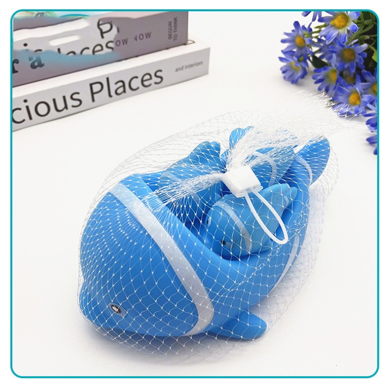 Whale Bath Toy - Colorful LED Float