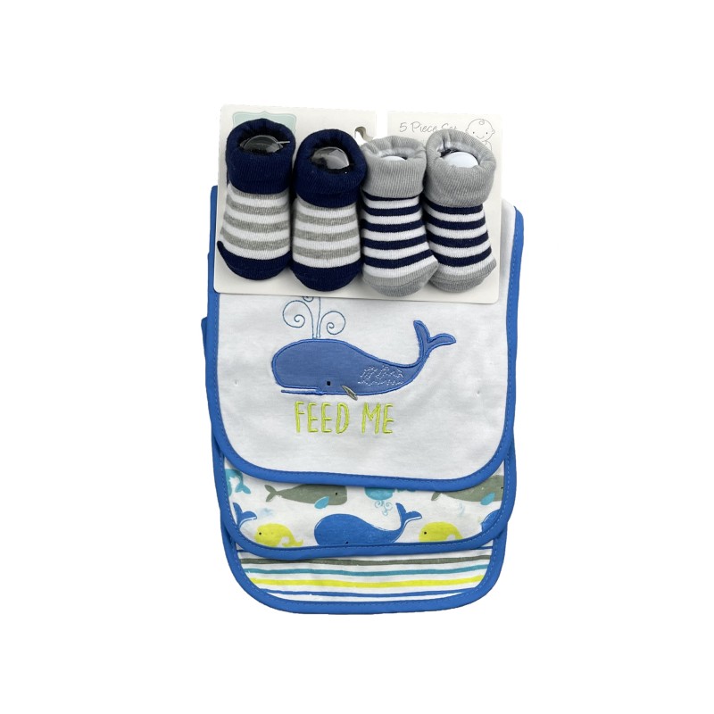 Baby Cotton Set - Bib Sock Combo Manufacturer
