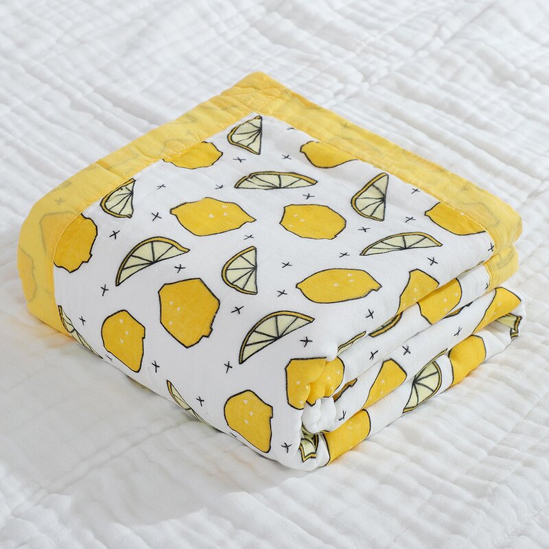 Cotton Swaddle Blanket - 6-Layer Gauze