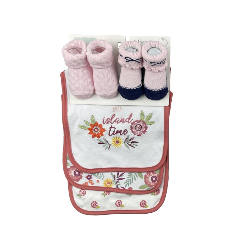 Baby Cotton Set - Bib Sock Combo Manufacturer