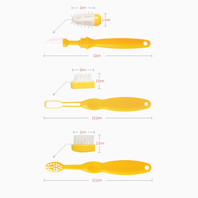 Children Toothbrush Set - Cartoon Soft Bristle