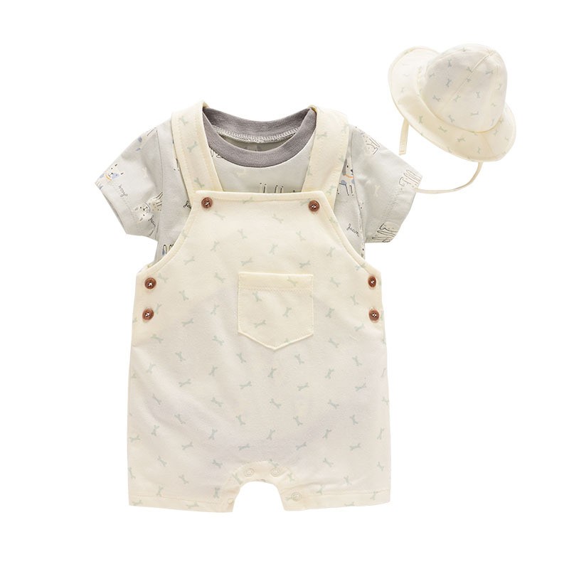 Newborn Jumpsuit - Sleeveless Summer Clothing