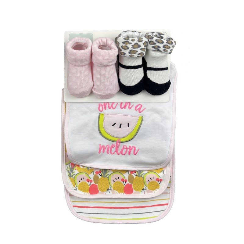 Baby Cotton Set - Bib Sock Combo Manufacturer