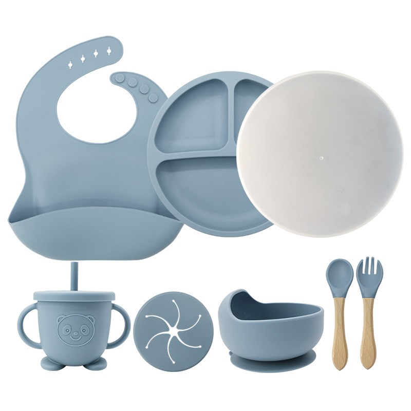 Silicone Feeding Set - 6pc BPA Free Factory