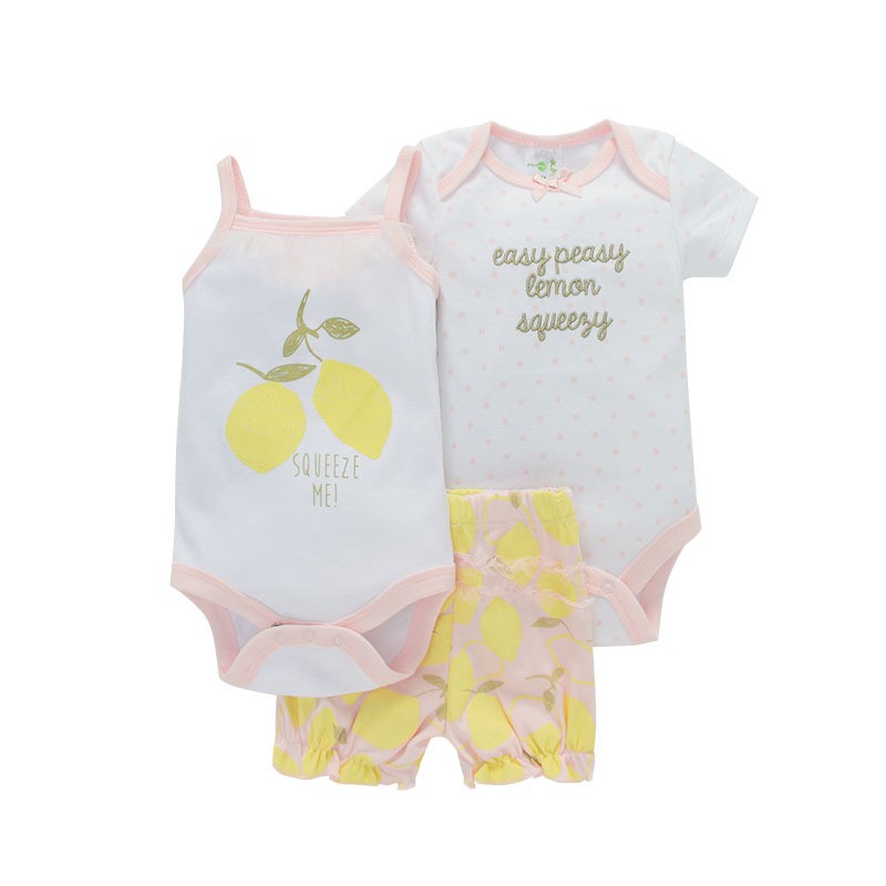 Summer Romper - Cartoon Cotton Design