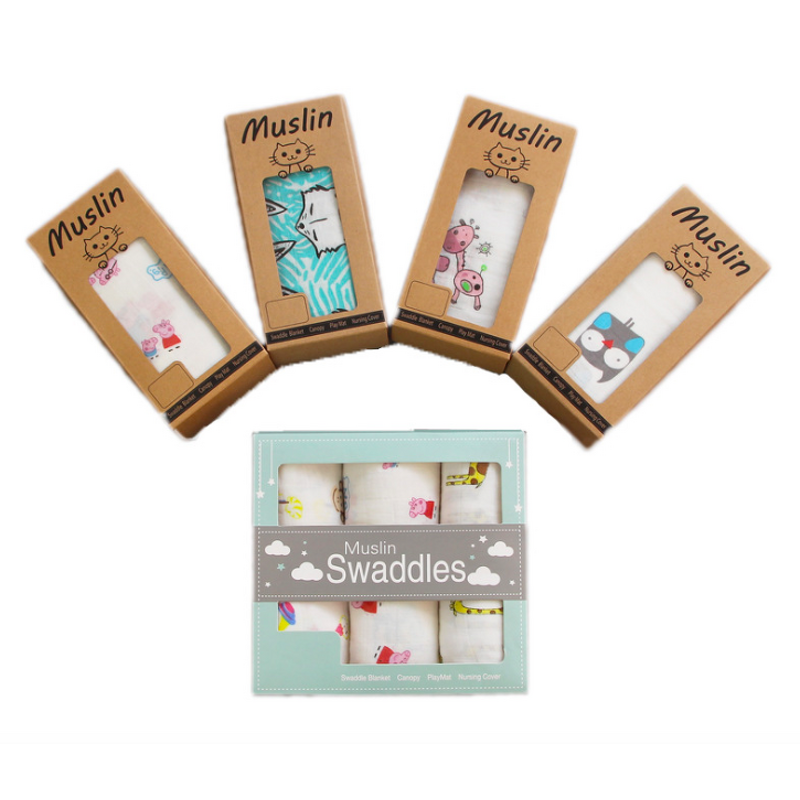 Bamboo Muslin Blanket - Newborn Swaddle