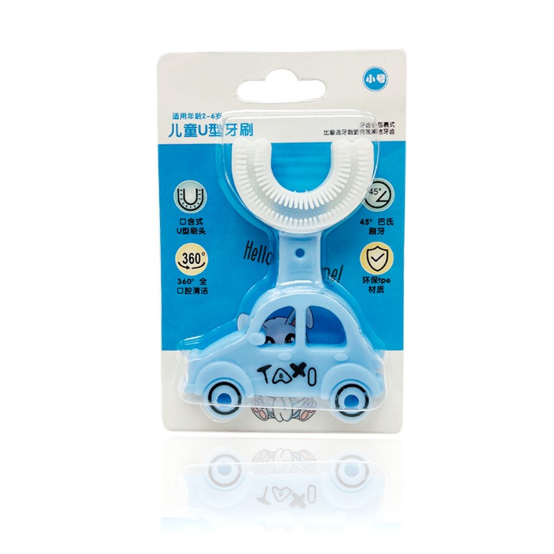 U-Shaped Toothbrush - Car Design for Kids