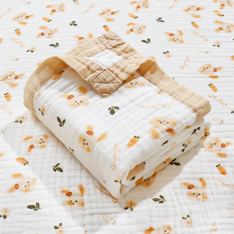 Muslin Swaddle Blanket - 100% Cotton Soft
