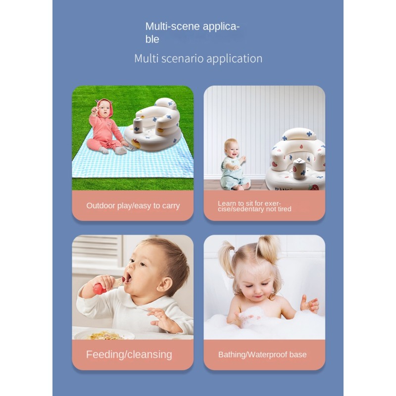 Anti-slip Baby Chair - Plush Surface