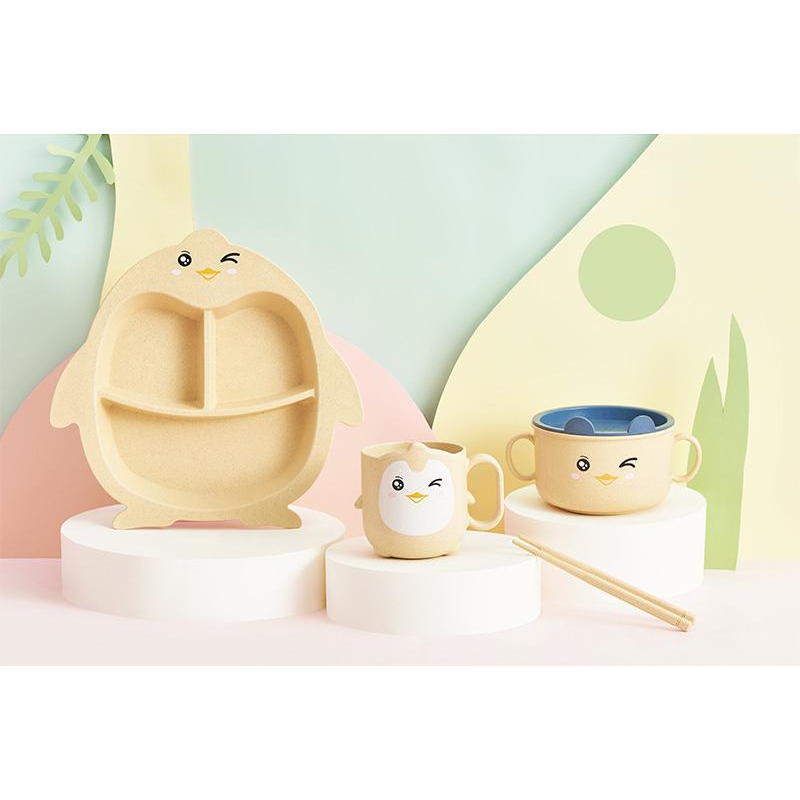 Penguin Tableware Set - 6pc BPA Free Combo