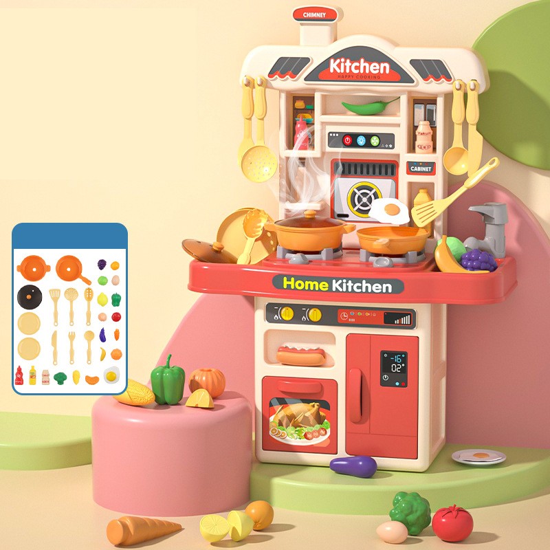 Kitchen Play Set - Interactive Features