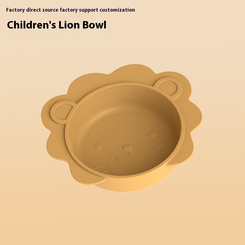 Lion Feeding Bowl - Silicone Weaning Set
