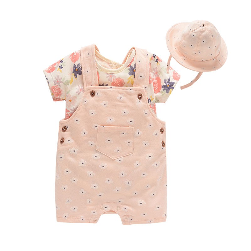 Newborn Jumpsuit - Sleeveless Summer Clothing