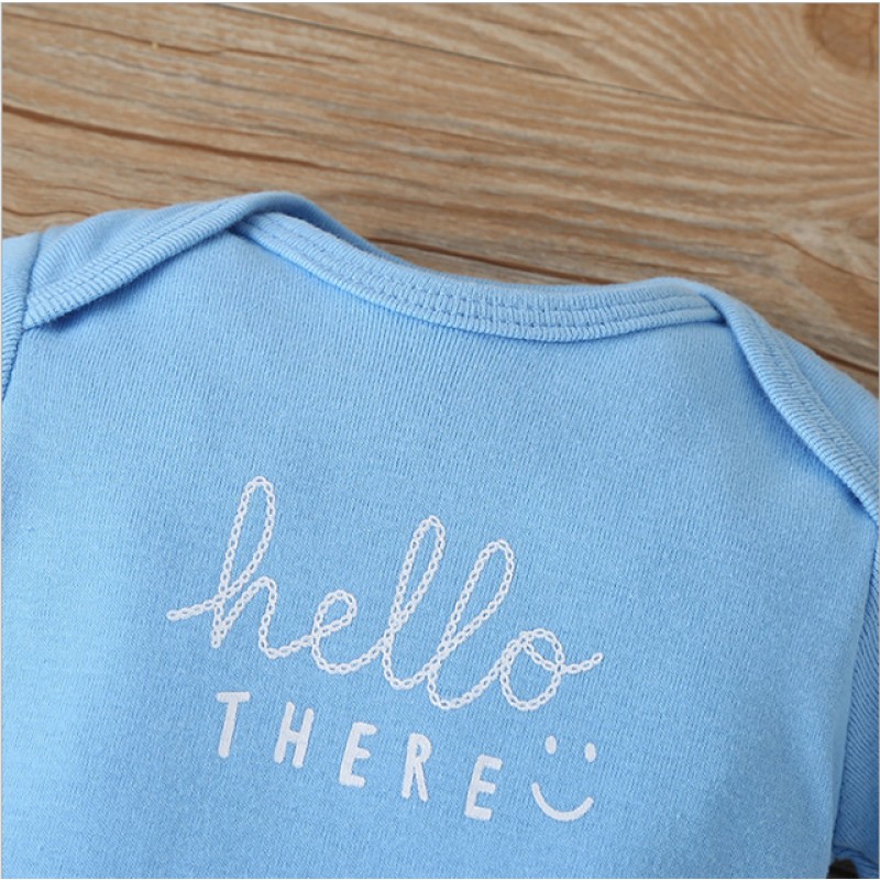 Baby One-piece Set - 100% Cotton 3pc