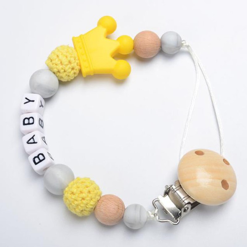 Pacifier Chain Clip - Custom Silicone