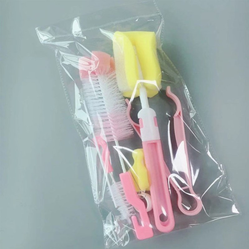 Silicone Bottle Brush - 4pc Set