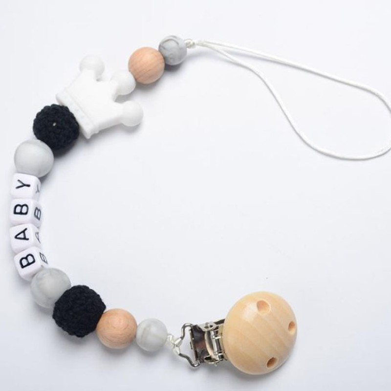 Pacifier Chain Clip - Custom Silicone