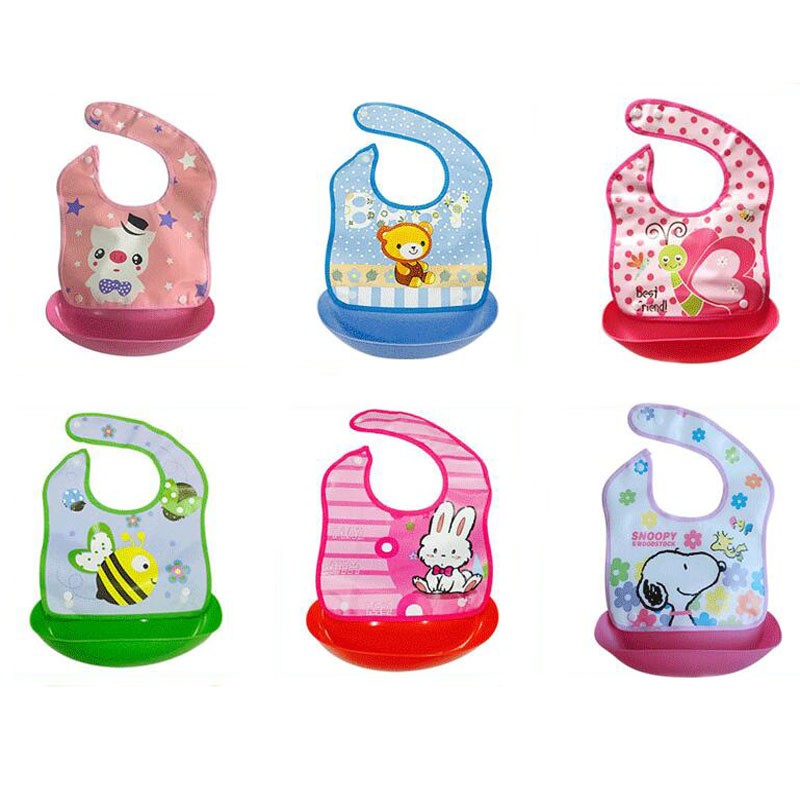 Baby Gauze Bib - Lace Edge Design