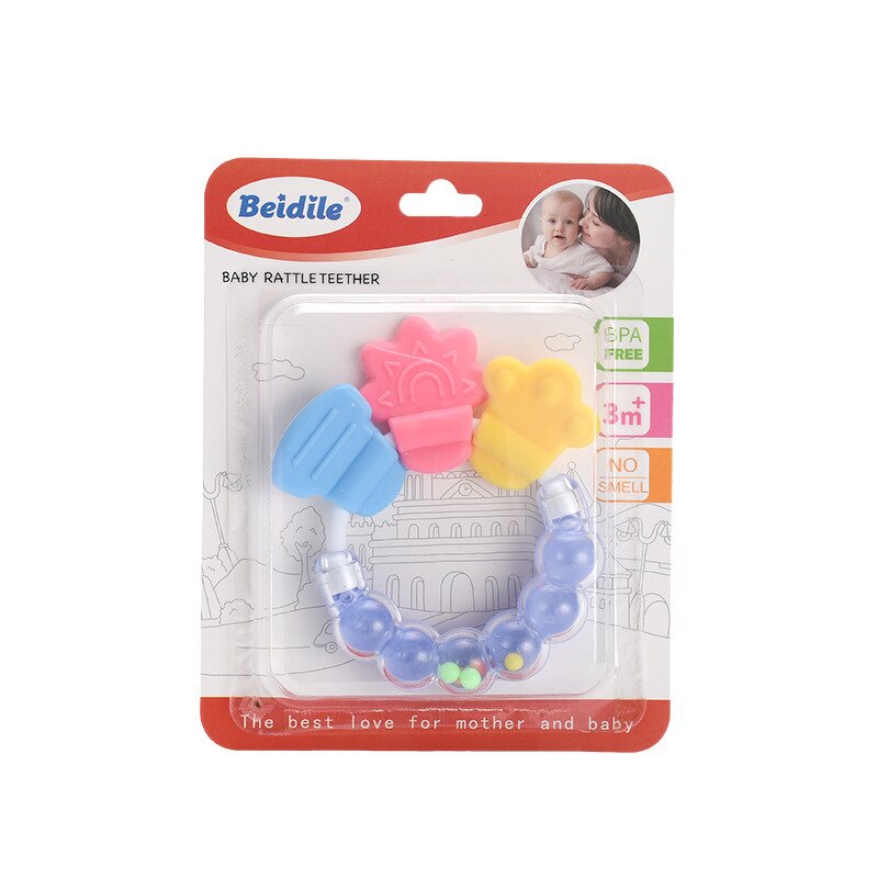 Baby Teether - BPA Free Silicone Toy