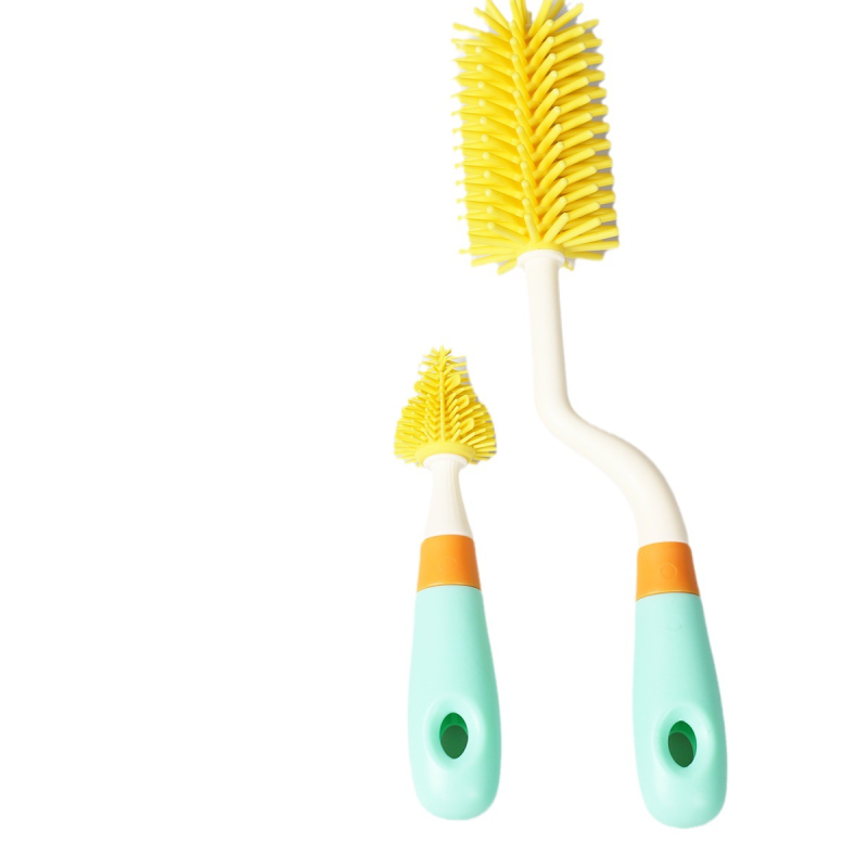 Baby Bottle Brush - 3pc Silicone Set