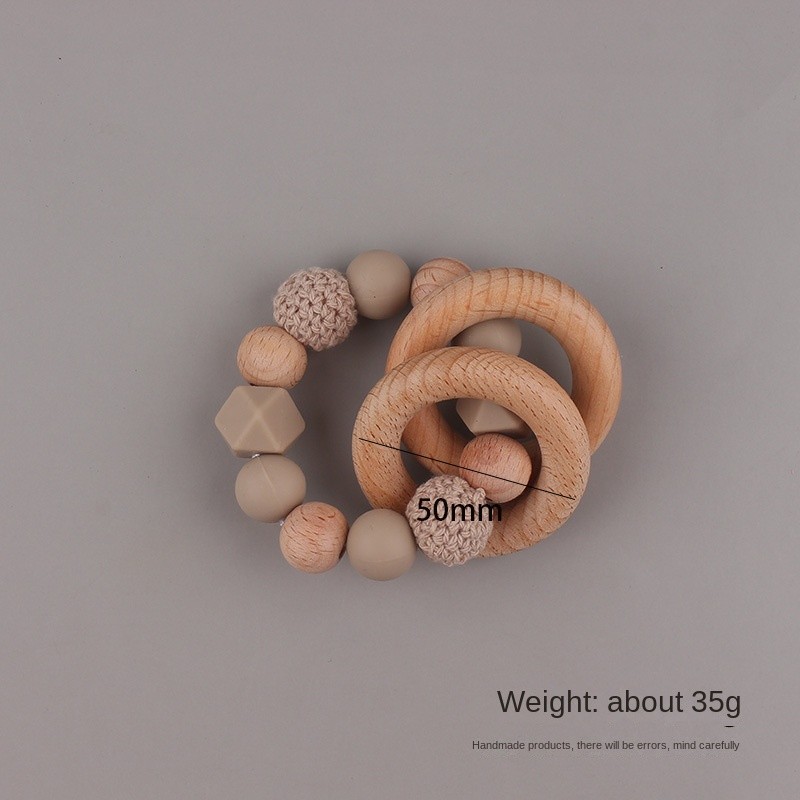 Baby Teething Bracelet - Beech Bead