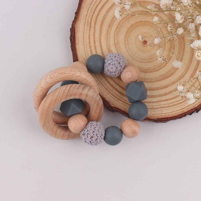 Baby Teething Bracelet - Beech Bead