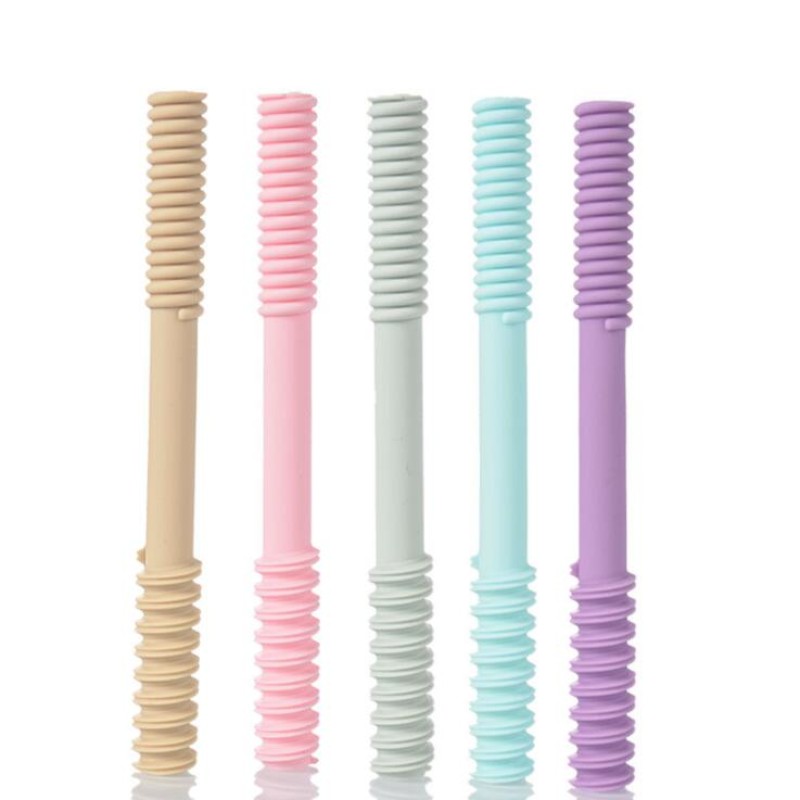Baby Teething Tube - Hollow Silicone