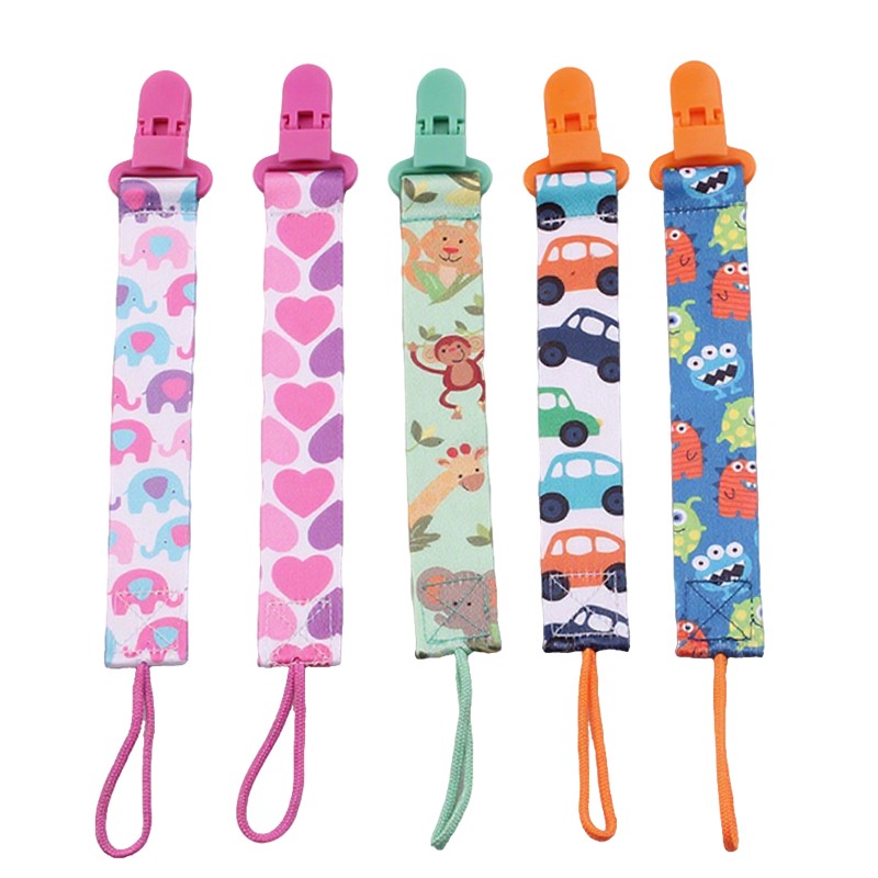 Pacifier Chain - Ribbon Dummy Holder