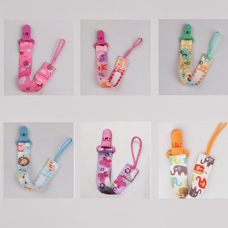 Pacifier Chain - Ribbon Dummy Holder