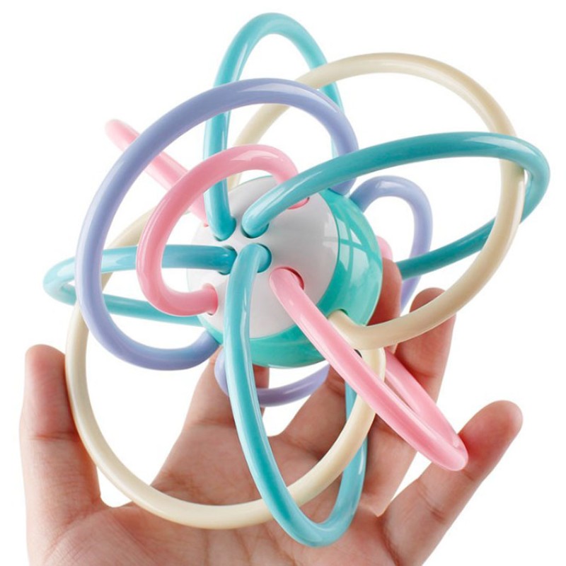 Baby Teether Ball - Soft Silicone Grip