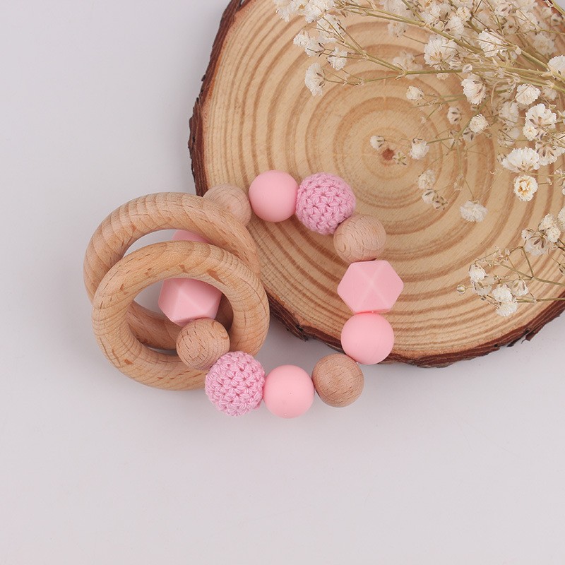 Baby Teething Bracelet - Beech Bead