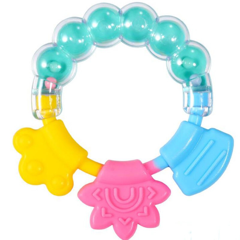 Baby Rattle - Plastic Ring Beads