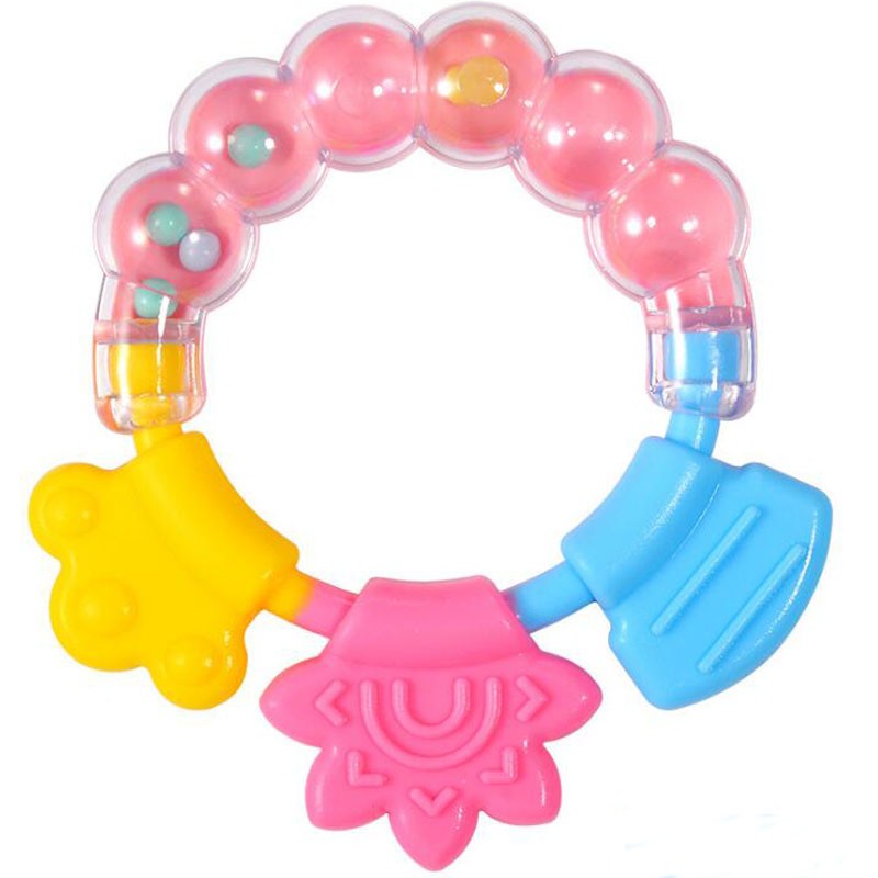 Baby Rattle - Plastic Ring Beads