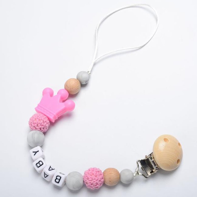 Pacifier Chain Clip - Custom Silicone