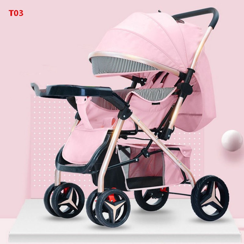 Portable Stroller - 4 Wheel Lightweight