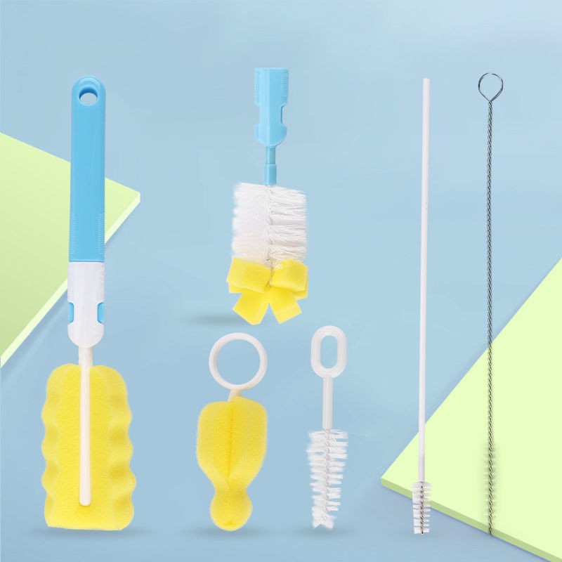 Bottle Cleaning Set - 6pc Stainless Steel