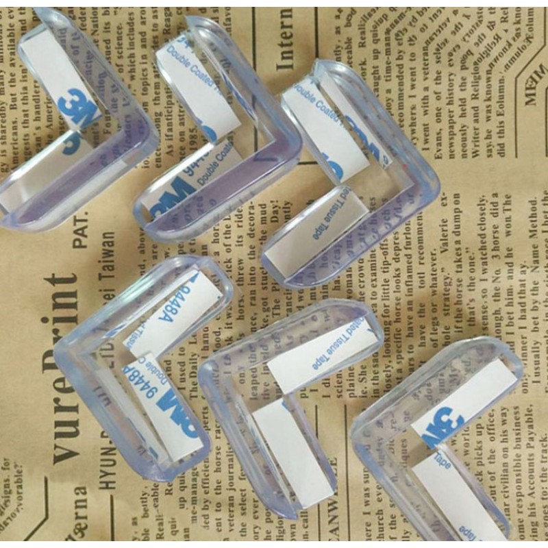 PVC Corner Guard - 3M Adhesive Transparent