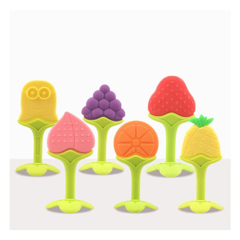 Baby Teether Toy - Fruit Shape Design