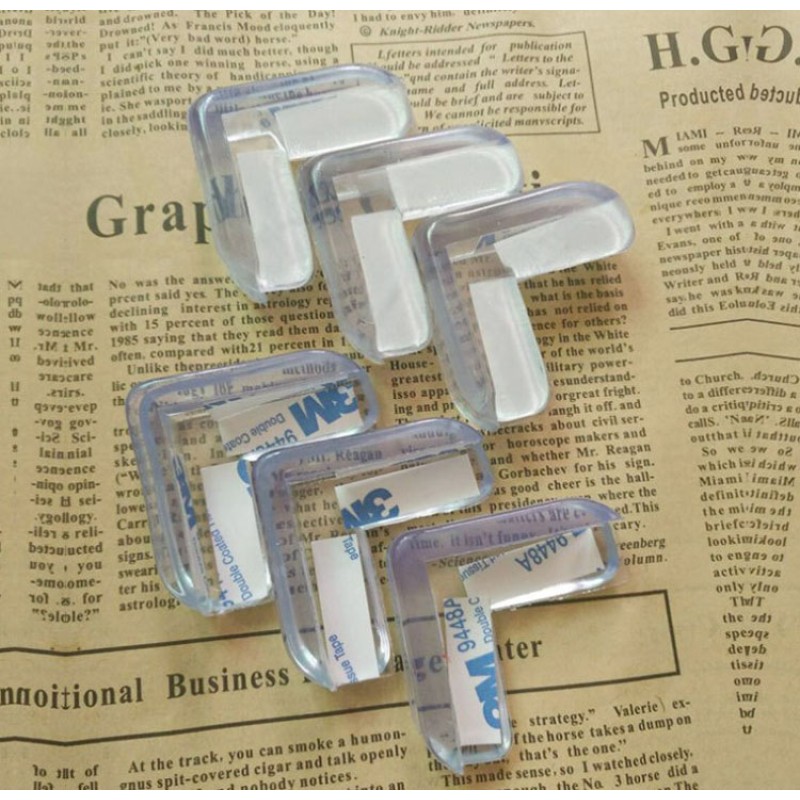 PVC Corner Guard - 3M Adhesive Transparent