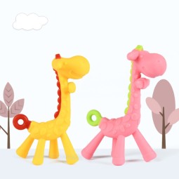 Baby Teether - Cartoon Giraffe Design