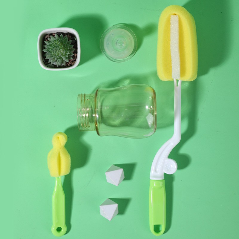 Baby Bottle Brush - 2pc Plastic Set